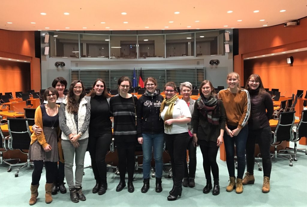 zu Besuch im Bundeskanzleramt
